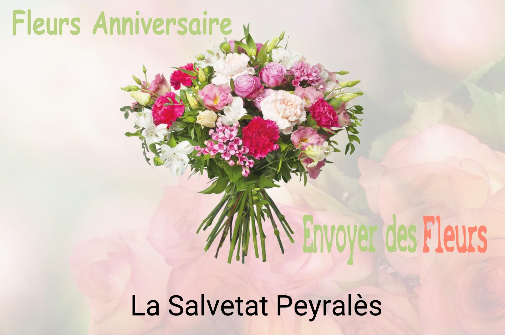 Bouquet de fleurs d’anniversaire livré à La Salvetat-Peyralès